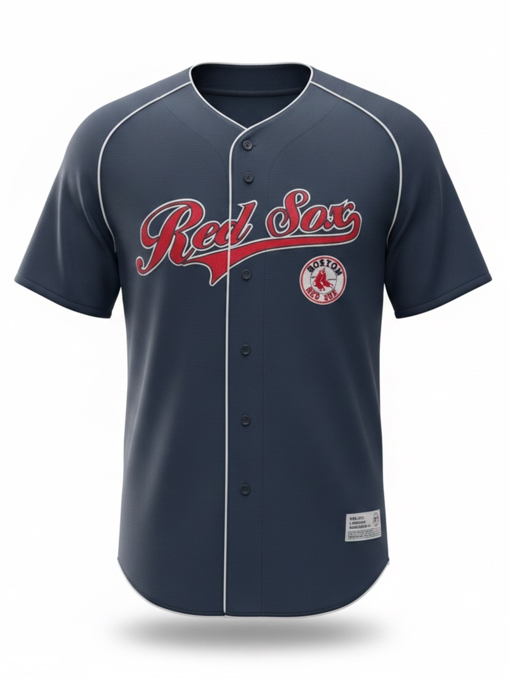 Boston Red Sox True Fan Jersey XXL 2XL Heavyweight Embroidered MLB 2000s